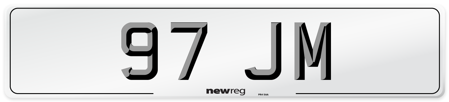 97 JM Number Plate from New Reg